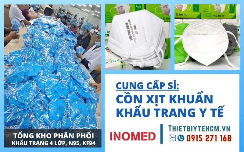 Xưởng sản xuất khẩu trang y tế tại Bình Thuận - Giá khẩu trang N95, KF94
